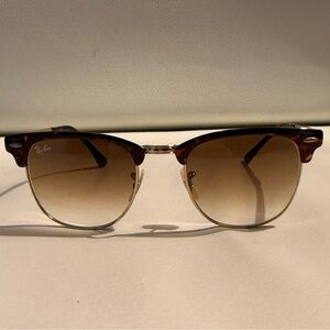 Ray-Ban Tortoise and Gold Sunglasses